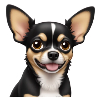 chihuahua NEGRO apple iPhone pro max sticker