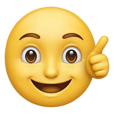 make the cool emoji pointing at the screen smiling  sticker