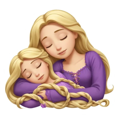 Sleeping Rapunzel (Tangled) sticker