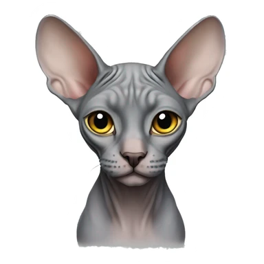 Gray Sphynx sticker