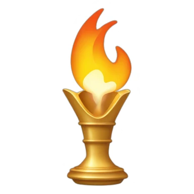 olympic flame sticker