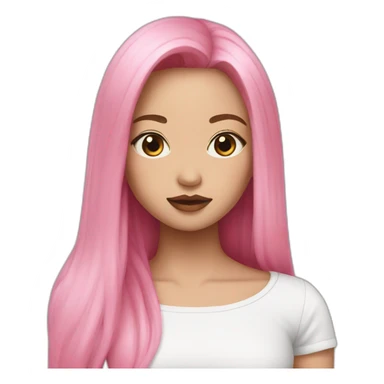 Jennie black pink sticker