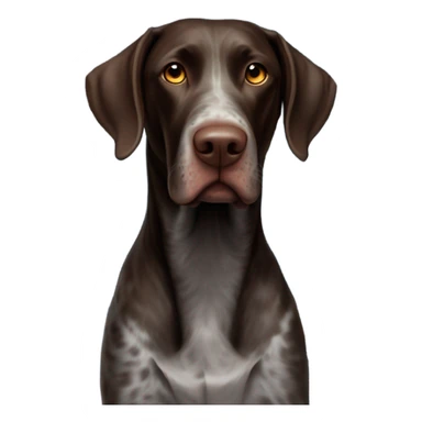 German shorthair pointer happy new year fireworks  sticker