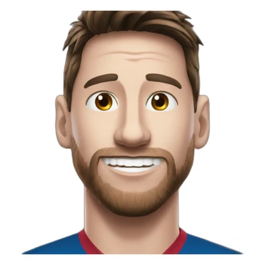 Messi en caca sticker
