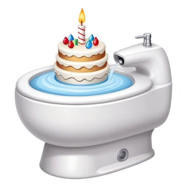 birthday bidet sticker