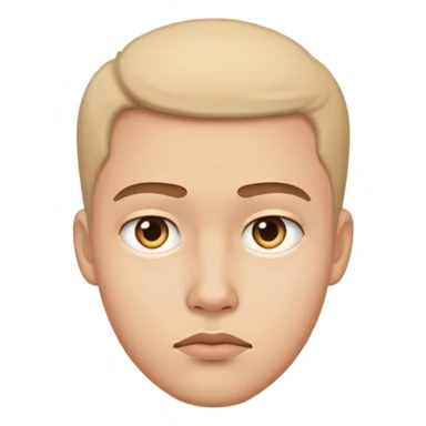 Suspicious face sticker