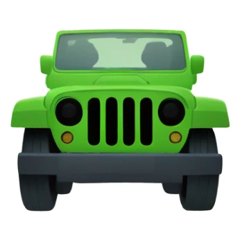 jeep passing through the forest tree sticker
