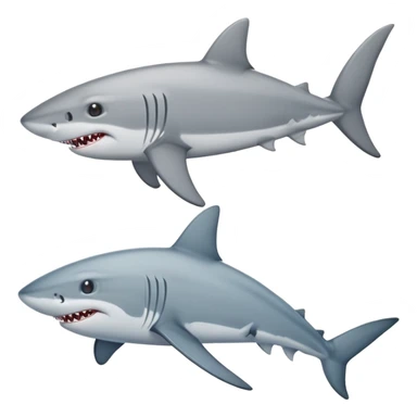 Gato e tubarão  sticker