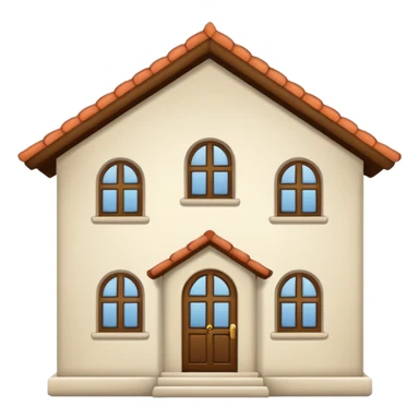 casa blanca que sea mas simple  sticker