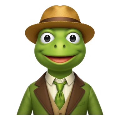 Baddie kermit sticker