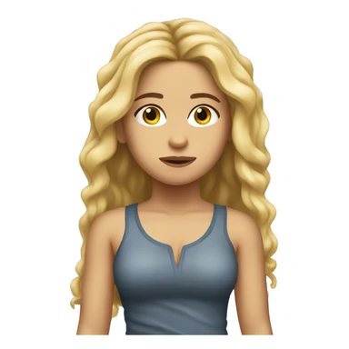 Sad Shakira sticker