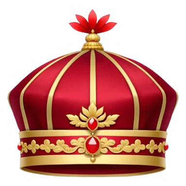 Chinese aristocratic hat sticker