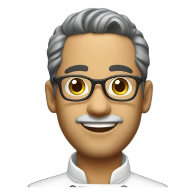 ottolenghi in a chef outfit sticker