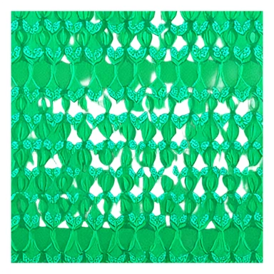 green fabric with floral pattern, smart fabric, high-tech textile sticker