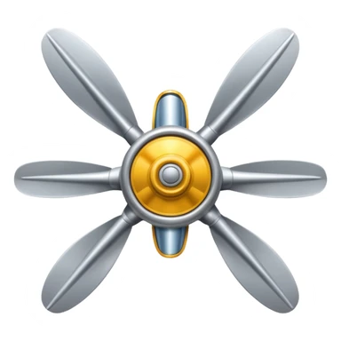 airplane propeller sticker