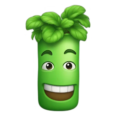 Coeur-vert-iphone sticker