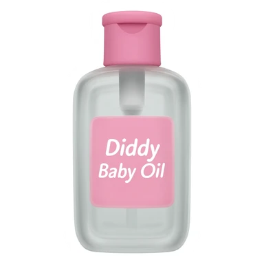 diddy baby oil sticker