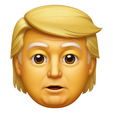 emoji de donald Trunp sticker