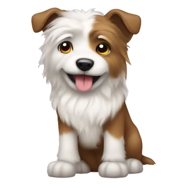 Dog wearing Uggs sticker