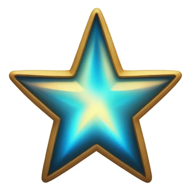 navi blue star sticker
