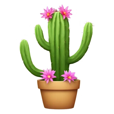 cactus with flower  sticker