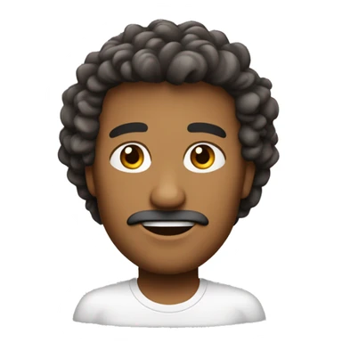 Homem, pela clara, cabelo castanho, olhos castanhos, cabelo de topete, sorrindo. sticker