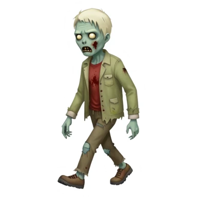 pessoa zumbi  sticker