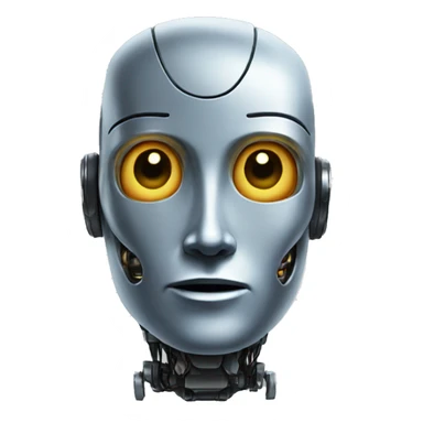 A robot mind sticker