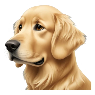 golden retriever with a blonde haired woman sticker