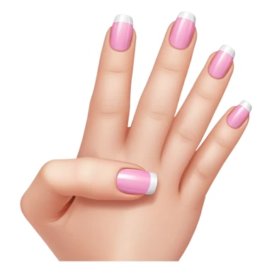 french mani  sticker