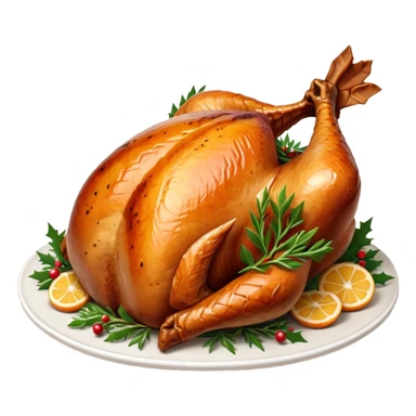 dinde de noël sticker