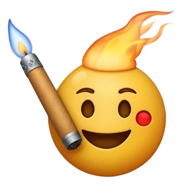 Sigara içen emoji sticker