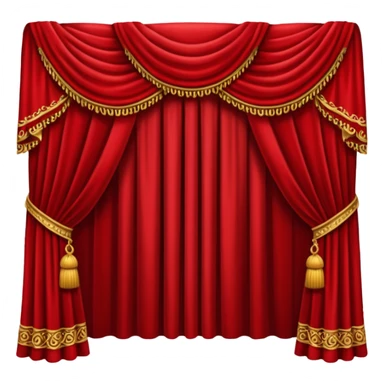 theatre Curtain sticker