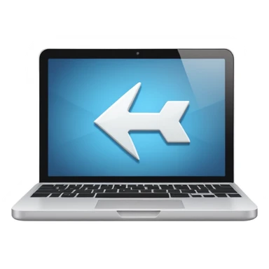 the cursor on the computer sticker