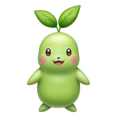 pokemon Chikorita is waiting you to come home sticker