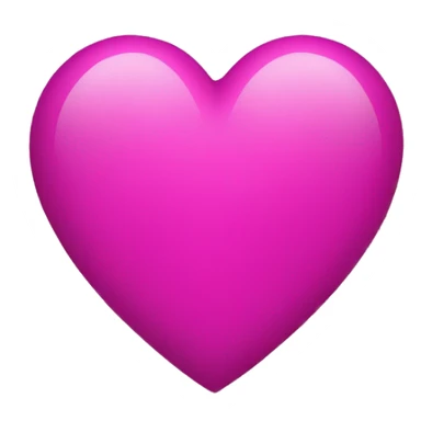 cuore fuscsia sticker