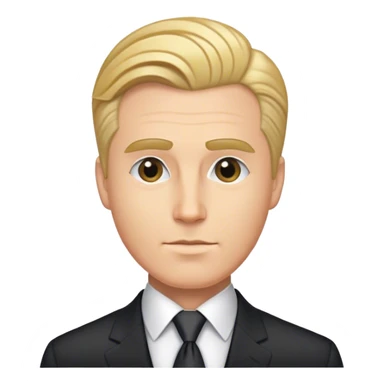 A very realistic Trump as in the photo in real life sticker