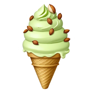 pistachio ice cream  sticker