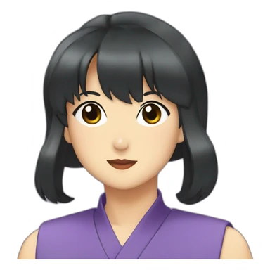 Ranma 1/2 anime girl sticker