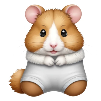 hamster with socks on his legs sticker