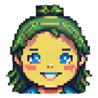 smiling personalized cartoon avatar sticker