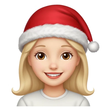 christmas girl sticker