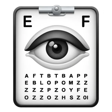 eye checking sticker