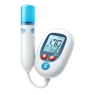 diabetes device testing blood sticker
