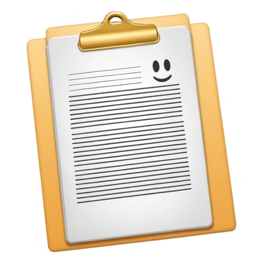 realistic documents with title page white color no emoticons sticker