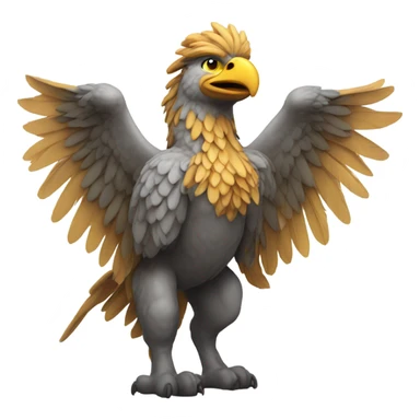 Griffin flapping wings sticker
