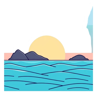  drowning in the ocean sticker