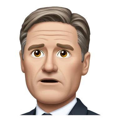 a very cold keir starmer sticker