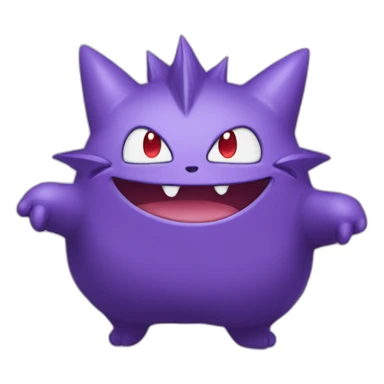 kawaii gengar sticker