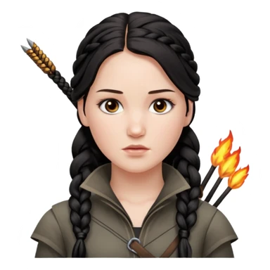 Katniss everdeen sticker
